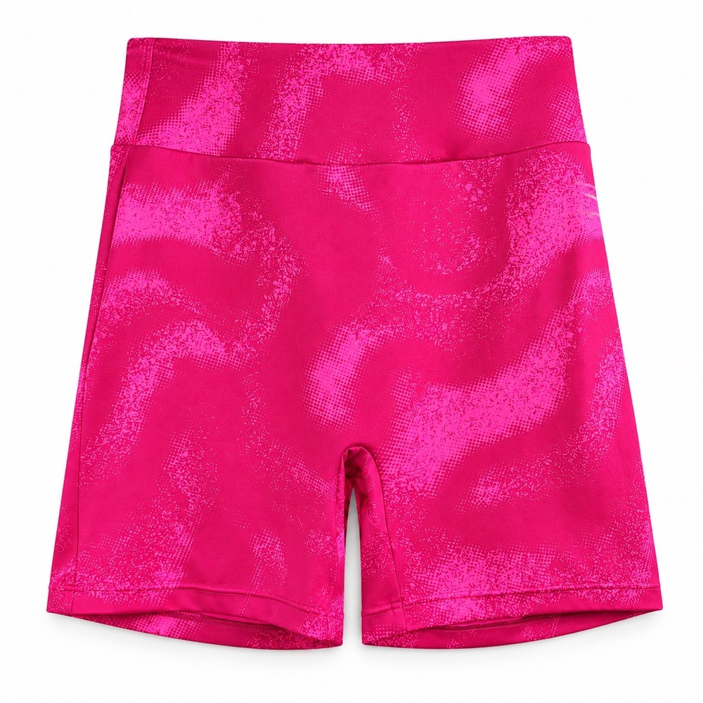 Gymshark Scrunch Butt Shorts L Pink Swirl High Waist B4A6U-KBH3-L-A02